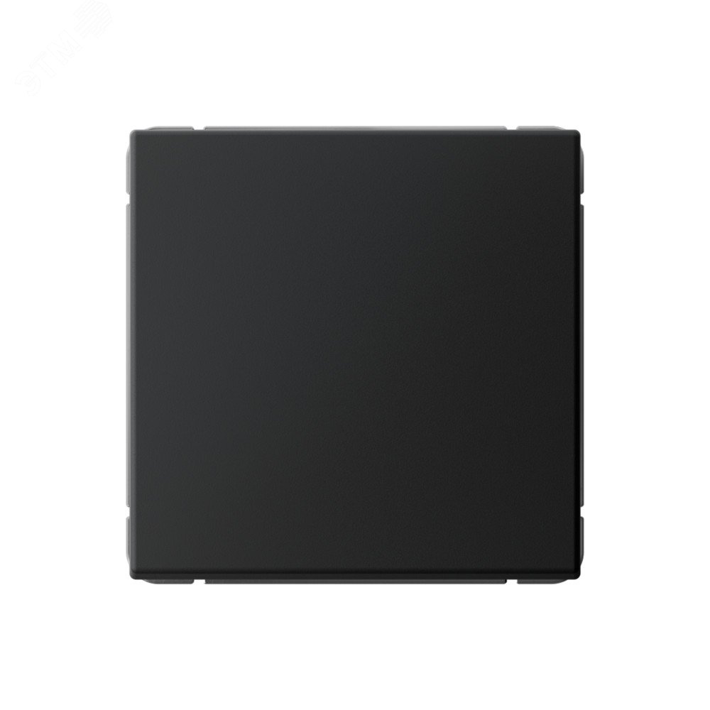 ARTGALLERY 1-клавишный выключатель кнопочный, 10А, механизм, карбон GAL001015