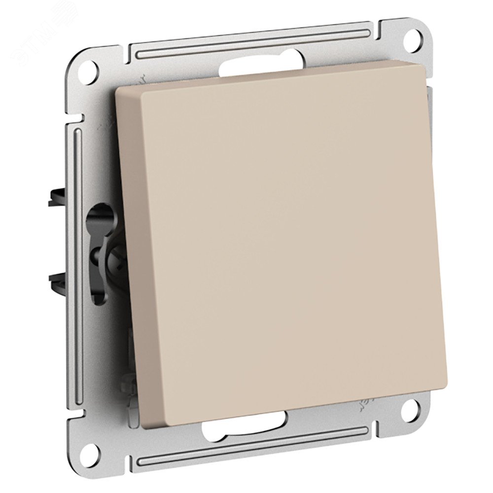 ATLASDESIGN ВЫКЛЮЧАТЕЛЬ с самовозвратом, сх.1, 10АХ, механизм, ПЕСОЧНЫЙ ATN001215