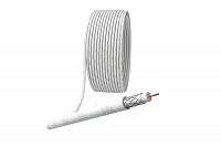 Кабель коаксиальный RG-6U CCS/оплетка Al 64проц. PVC Simple 75Ом бел. (м) Б0044597