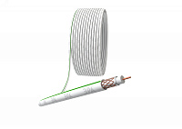 Кабель коаксиальный SAT 703 B.Cu/оплетка Cu 75проц. PVC 75Ом бел. (м) Б0044612