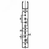Кабель-канал перфорированный 40х80 RL6 G 01127RL