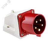 Вилка стационарная 515 3Р+РЕ+N 16А 380В IP44 PROxima ps-515-16-380