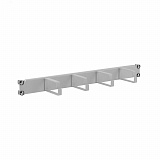 Кабельный органайзер 4 кольца, 1U для 19" IT-корпусов, RAL7035 R5PC191HE