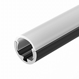 Профиль ROUND-D10.5-2000 ANOD BLACK 033036