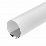Профиль с экраном SL-ROUND-D120-2500 ANOD+OPAL 020475