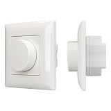 Панель SMART-P15-DIM-IN White (230V, 1A, TRIAC, Rotary, 2.4G) 025040