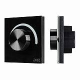 Панель SMART-P37-DIM-IN Black (230V, 1.2A, TRIAC, Rotary, 2.4G) 028109