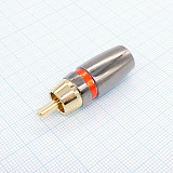 RCA266 Gold штырь RG6