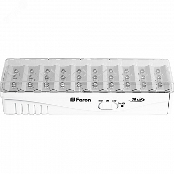 Светильник аварийный светодиодный LEDх30 6ч непостоянный IP20 12896