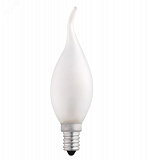 Лампа накаливания CT35 40W E14 frosted свеча на ветру 3321475