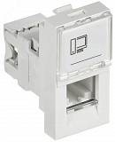 PRIMER РКИ-10-00-П-6 Розетка компьютерная RJ45 UTP кат.6 (1 модуль) белая IEK PR-KK40D-RI-0-1-C06U-K01