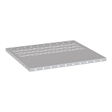 Горизонтальная перегородка FORT (Ш600хГ400) EKF PROxima FCGP64