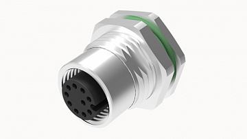 Розеточный разъем SPSH-M12D-04P-FF-SF8002