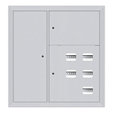 Щит этажный 5 кв. со слаботочным отсеком слева (1000х950х150) EKF Basic mb28-v-5z