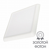 Светильник CL-FIOKK-S180x180-12W Day4000-MIX (WH, 120 deg, 230V) 034470