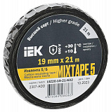 MIXTAPE 5 Изолента Х/Б 19мм 21м IEK UIZ20-19-21-K02