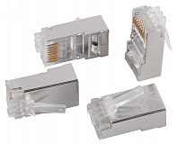 Разъем RJ-45 FTP для кабеля SOLID кат.6 CS3-1C6FS